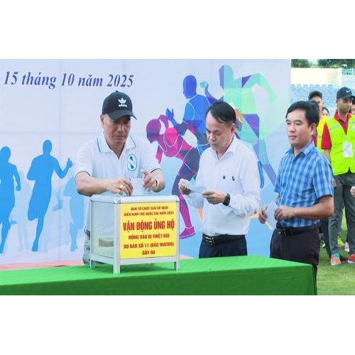 Lễ khai mạc Giải Vô địch Điền kinh Trẻ Quốc gia 2025