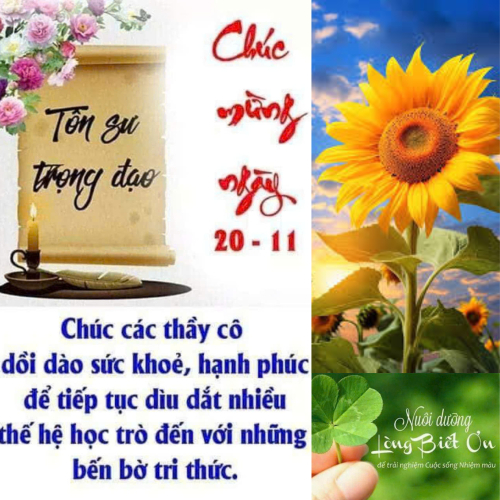 Chúc Mừng Ngày Hiến Chương Nhà Giáo Việt Nam