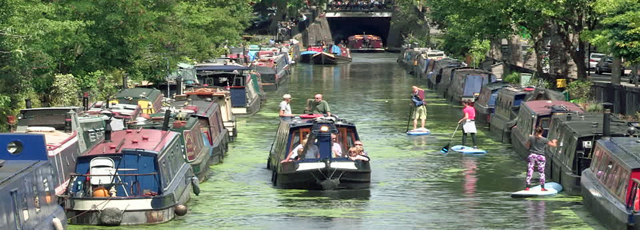 Du lịch trên kênh rạch ở London