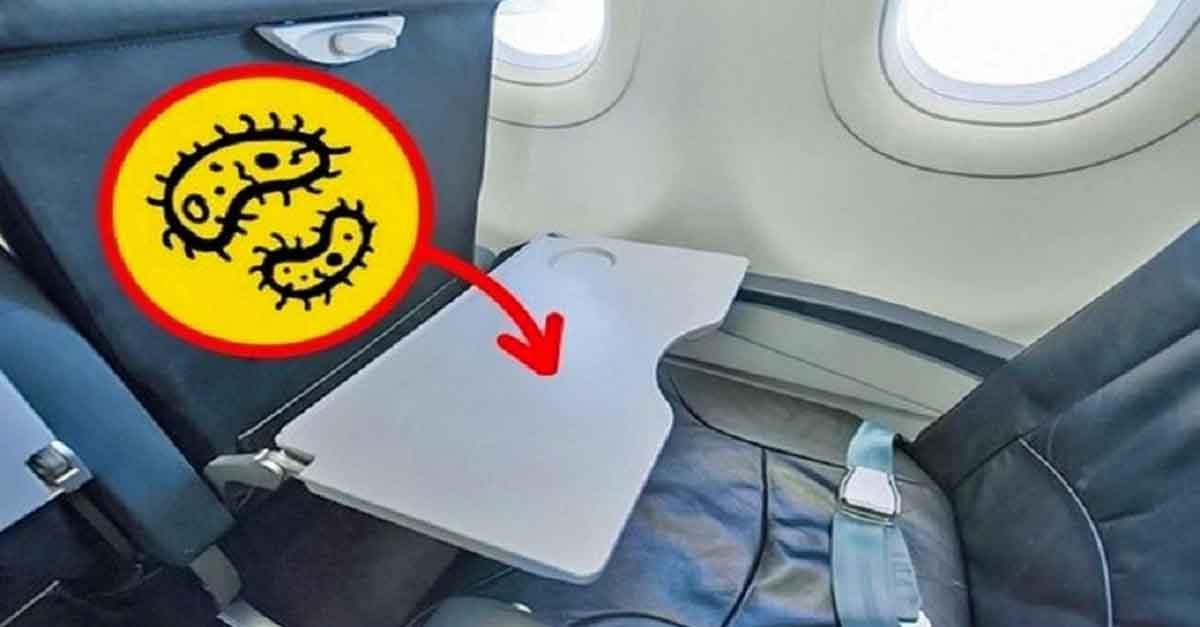 Hạn chế tiếp xúc với bàn ăn và túi đựng đồ trước mặt