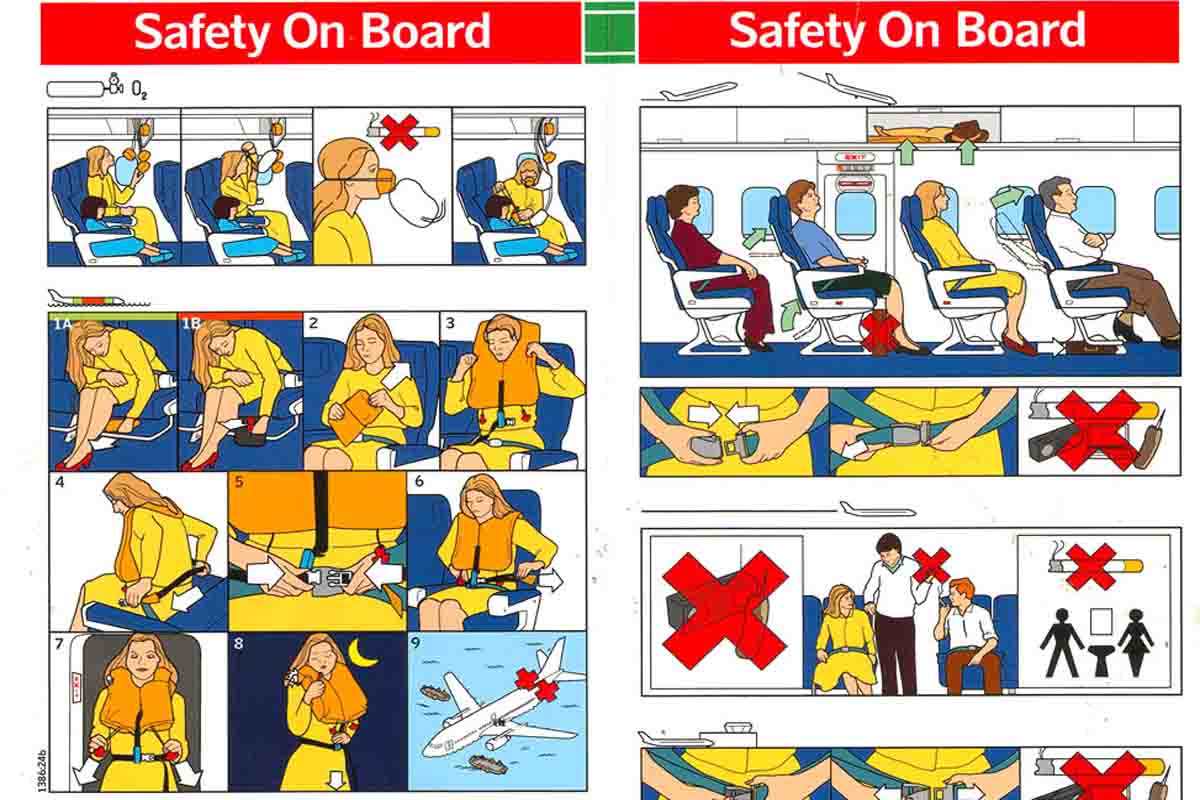 Đừng bỏ lỡ những chỉ dẫn an toàn bay