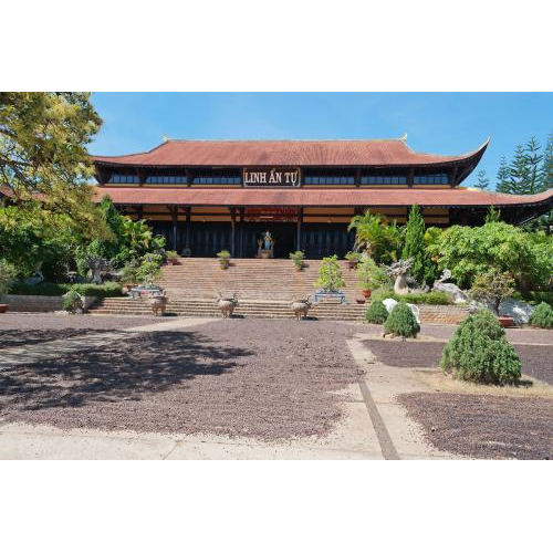 Du Lịch Đà Lạt - Trang Trại Rau & Hoa Đường Hầm Iêu Khắc - Cà Phê Mê Linh - Chùa Linh Ấn