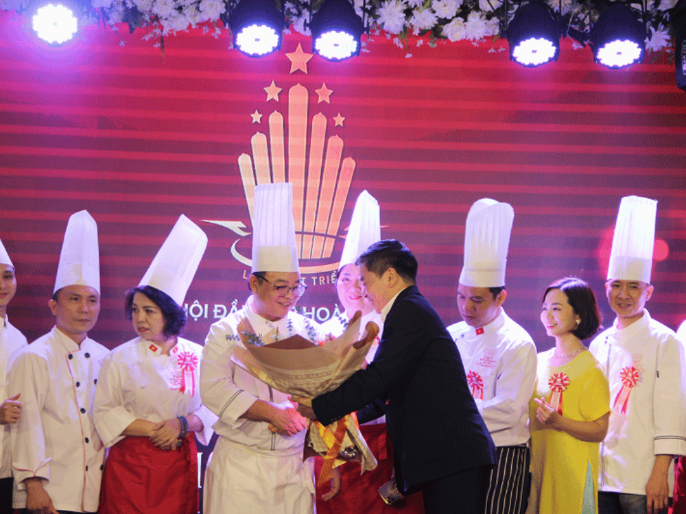 Đại diện Liên chi hội Đầu bếp Việt Nam