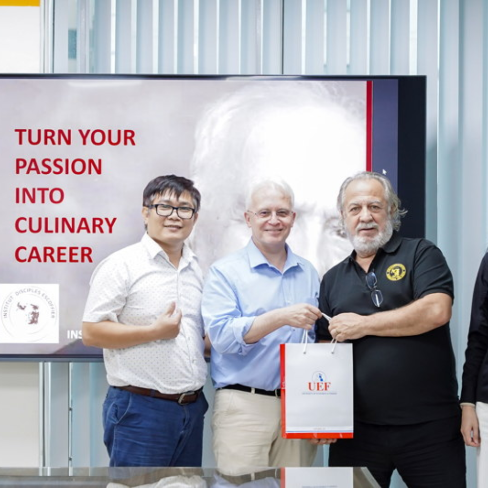 UEF Làm Việc Với Institut Disciples Escoffier, Nâng Tầm Đào Tạo Nhóm Ngành Ẩm Thực - Nhà Hàng