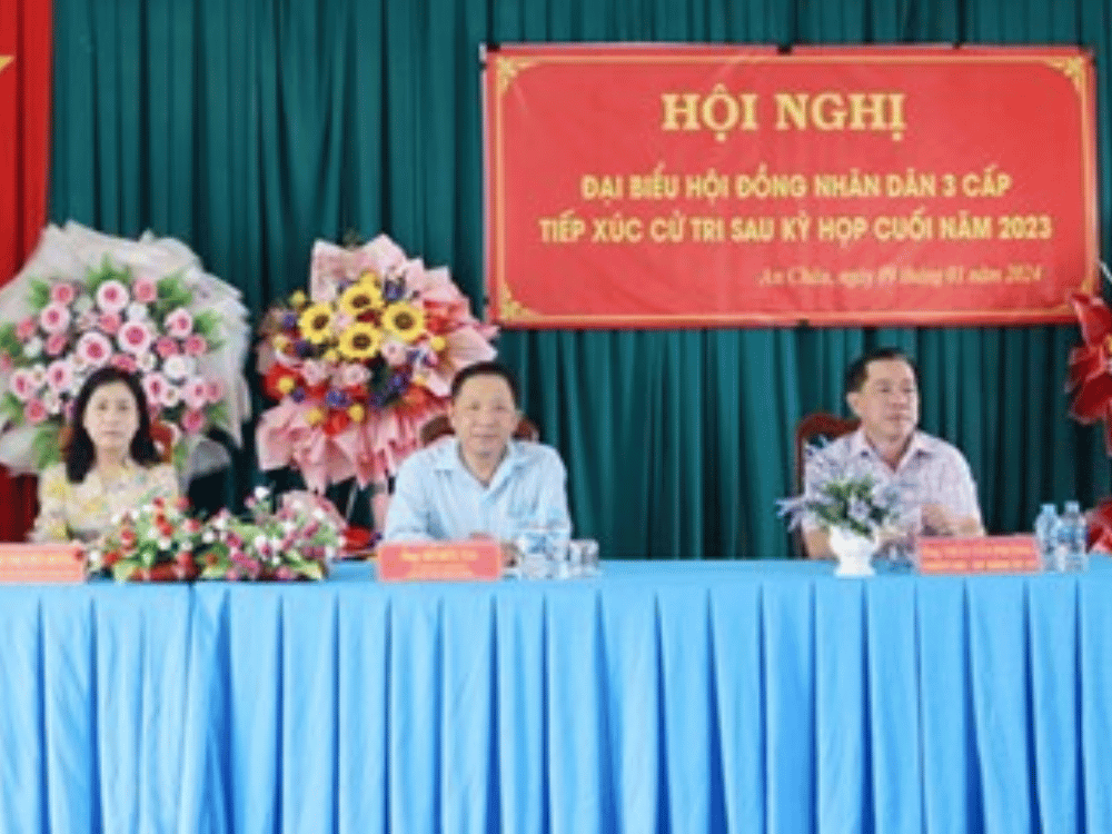 Đại biểu HĐND tiếp xúc cử tri