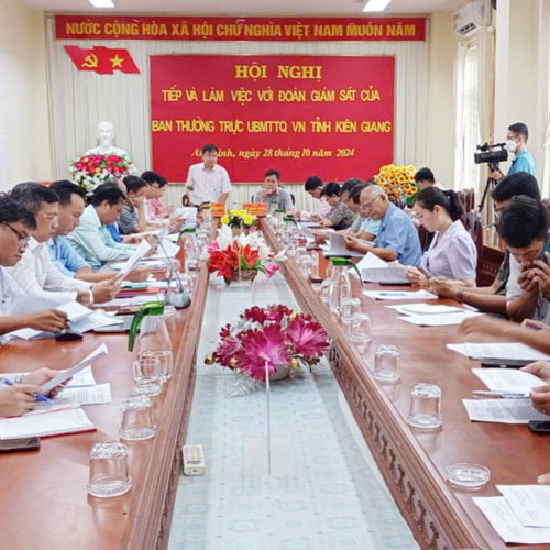 An Giang: Phát Huy Vai Trò Giám Sát Và Phản Biện Xã Hội Của Mặt Trận Tổ Quốc