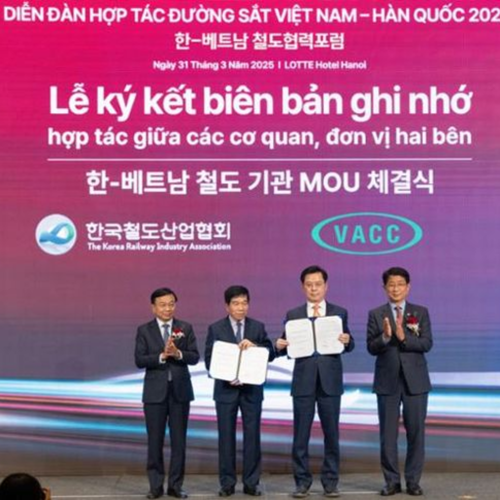 Bộ Giao Thông Vận Tải Hàn Quốc Và Việt Nam Ký Kết Thỏa Thuận Hợp Tác Đường Sắt.