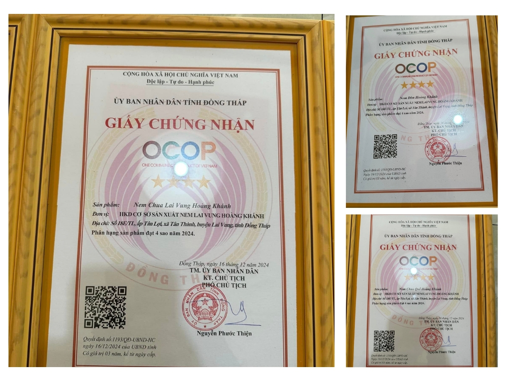 III. Chứng nhận uy tín