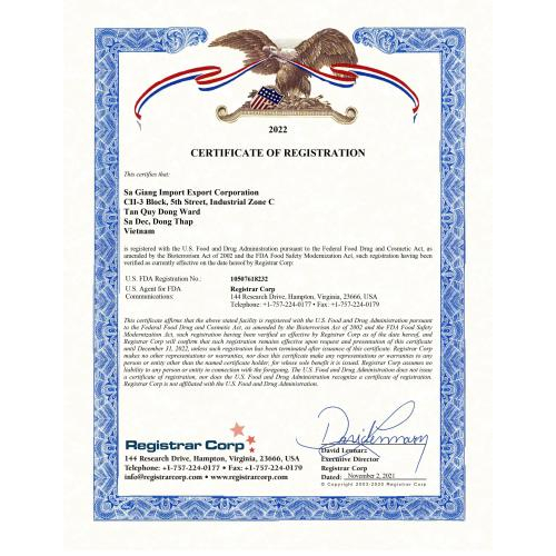 V. Chứng nhận chất lượng