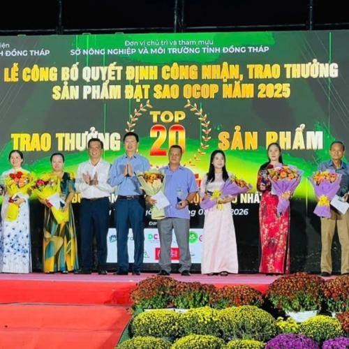 Tỉnh Đồng Tháp Bình Chọn Top 20 Sản Phẩm Ocop Dẫn Đầu Năm 2025
