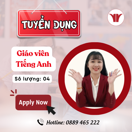 Tuyển Dụng Giáo viên Tiếng Anh
