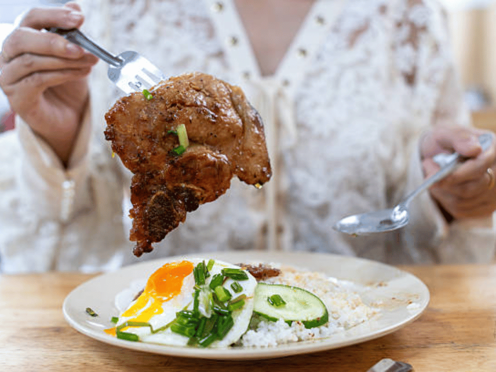 Nguyên liệu cho món cơm tấm chuẩn vị