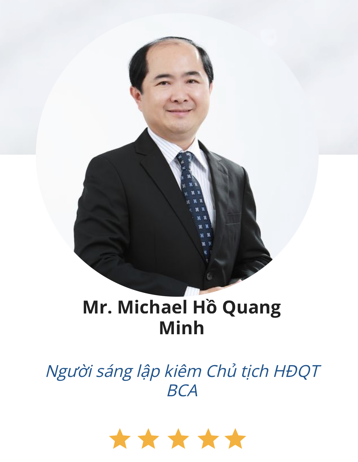 Mr. Michael Hồ Quang Minh