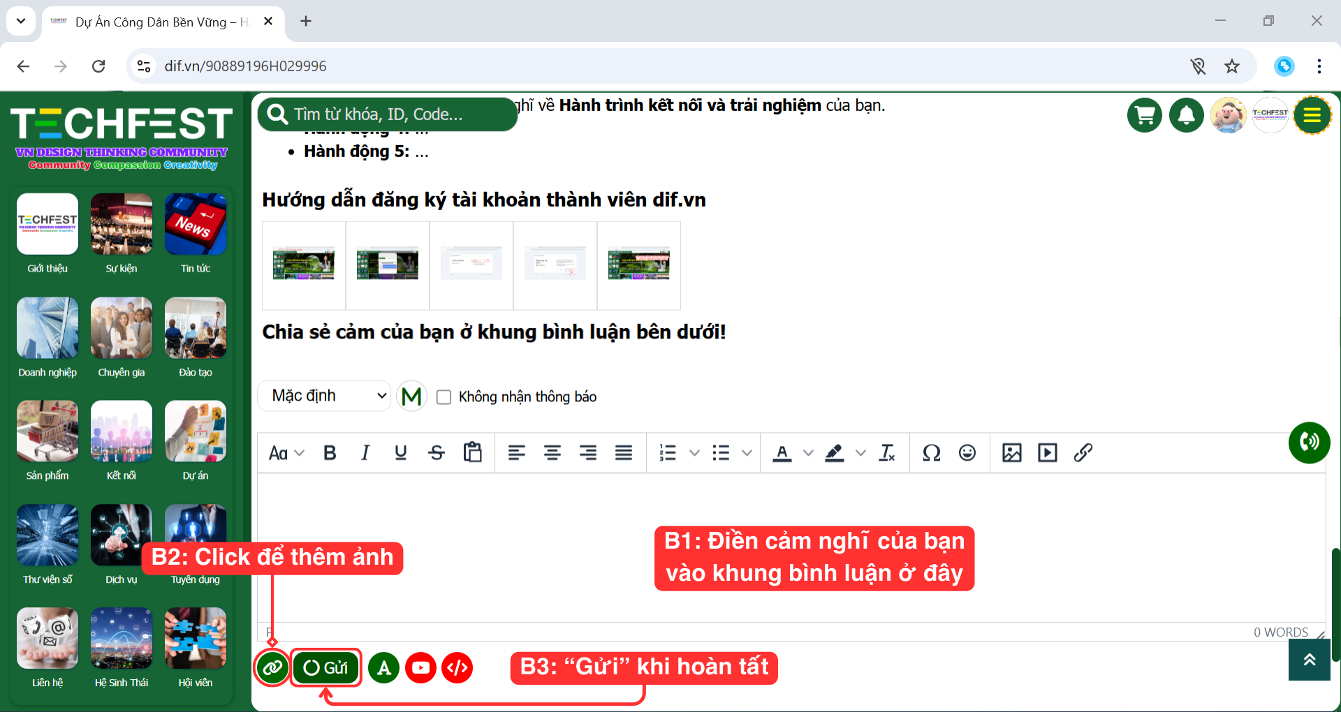 Chia sẻ cảm của bạn ở khung bình luận bên dưới!