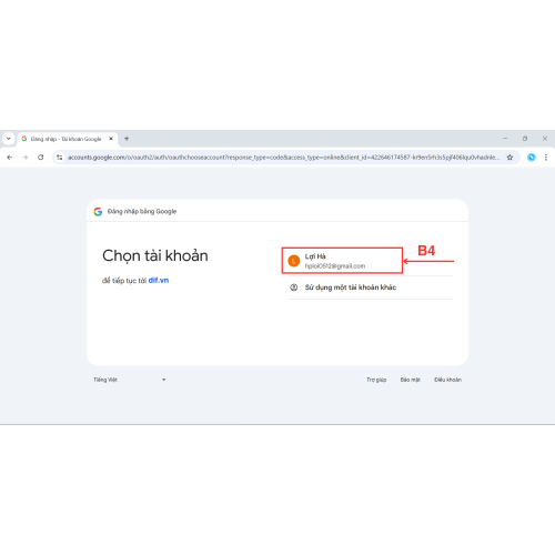 Hướng dẫn đăng ký tài khoản thành viên dif.vn
