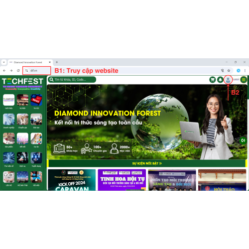 Hướng dẫn đăng ký tài khoản thành viên dif.vn
