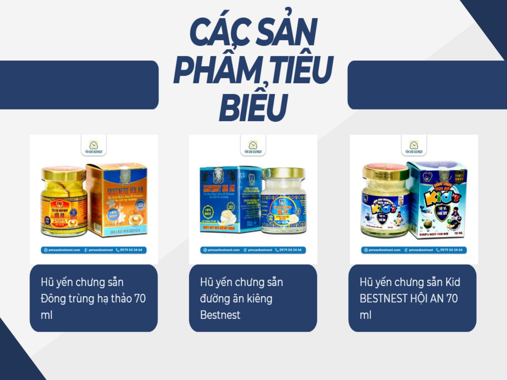 3.	Các sản phẩm đang kinh doanh