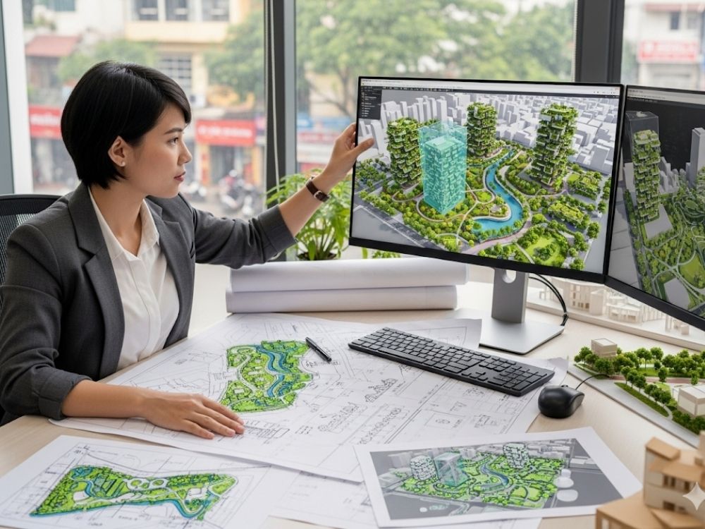 3. Quy hoạch và thiết kế không gian xanh