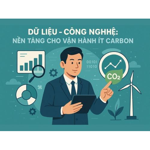 4. Dữ liệu - công nghệ: nền tảng cho vận hành ít carbon