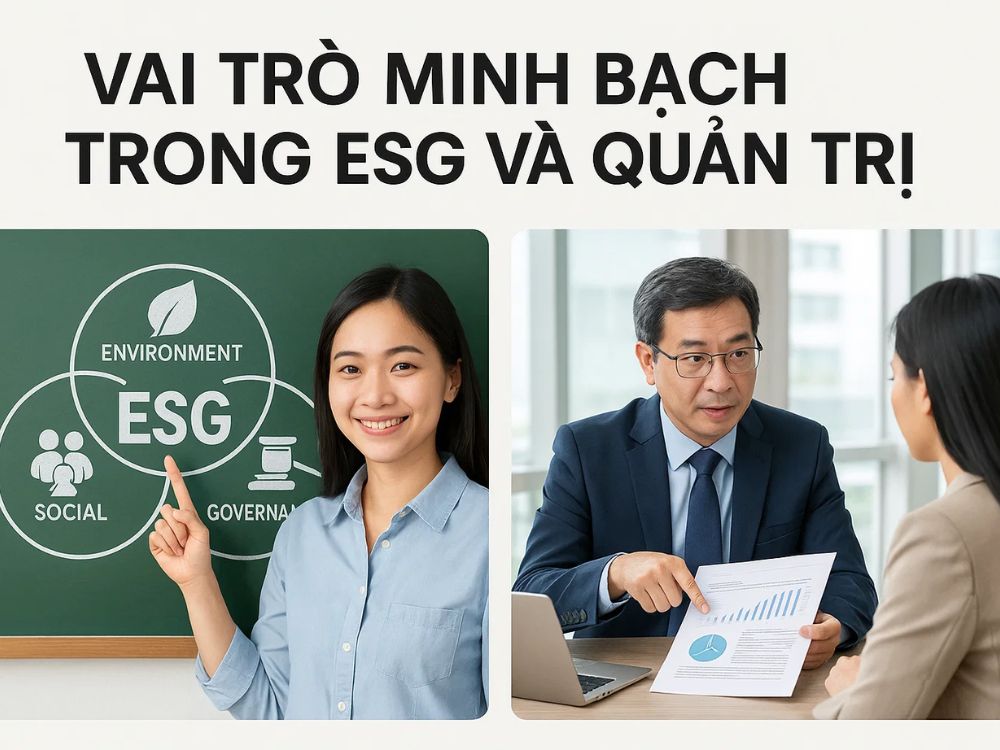 1. Vai trò minh bạch trong ESG và quản trị