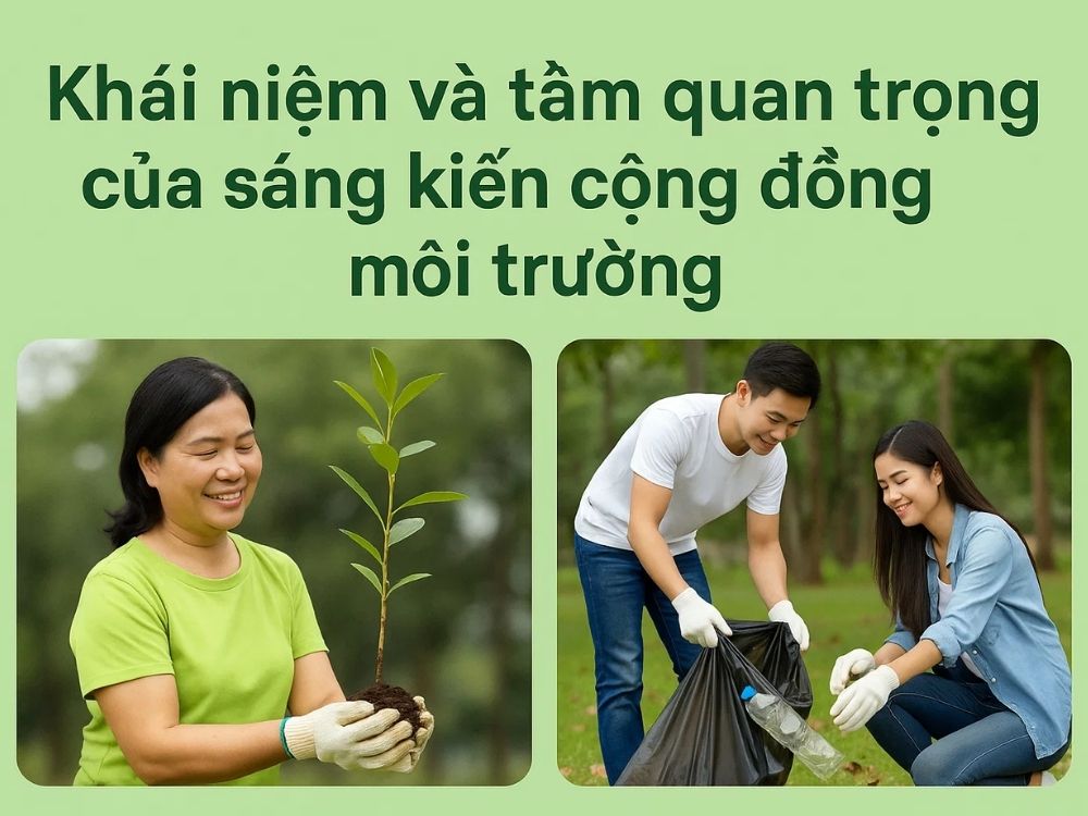 1) Khái niệm và tầm quan trọng của sáng kiến cộng đồng môi trường