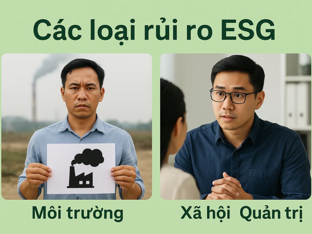 2. Các loại rủi ro ESG (Môi trường, Xã hội, Quản trị)