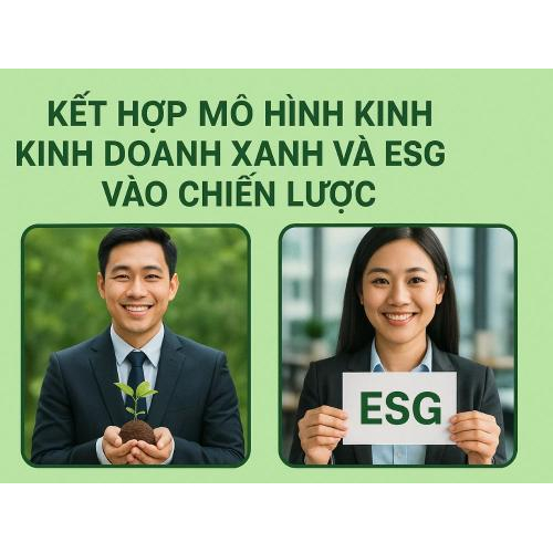 4) Kết hợp mô hình kinh doanh xanh và ESG vào chiến lược