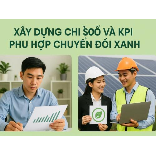 2) Xây dựng chỉ số và KPI phù hợp chuyển đổi xanh