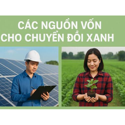 2) Các nguồn vốn cho chuyển đổi xanh