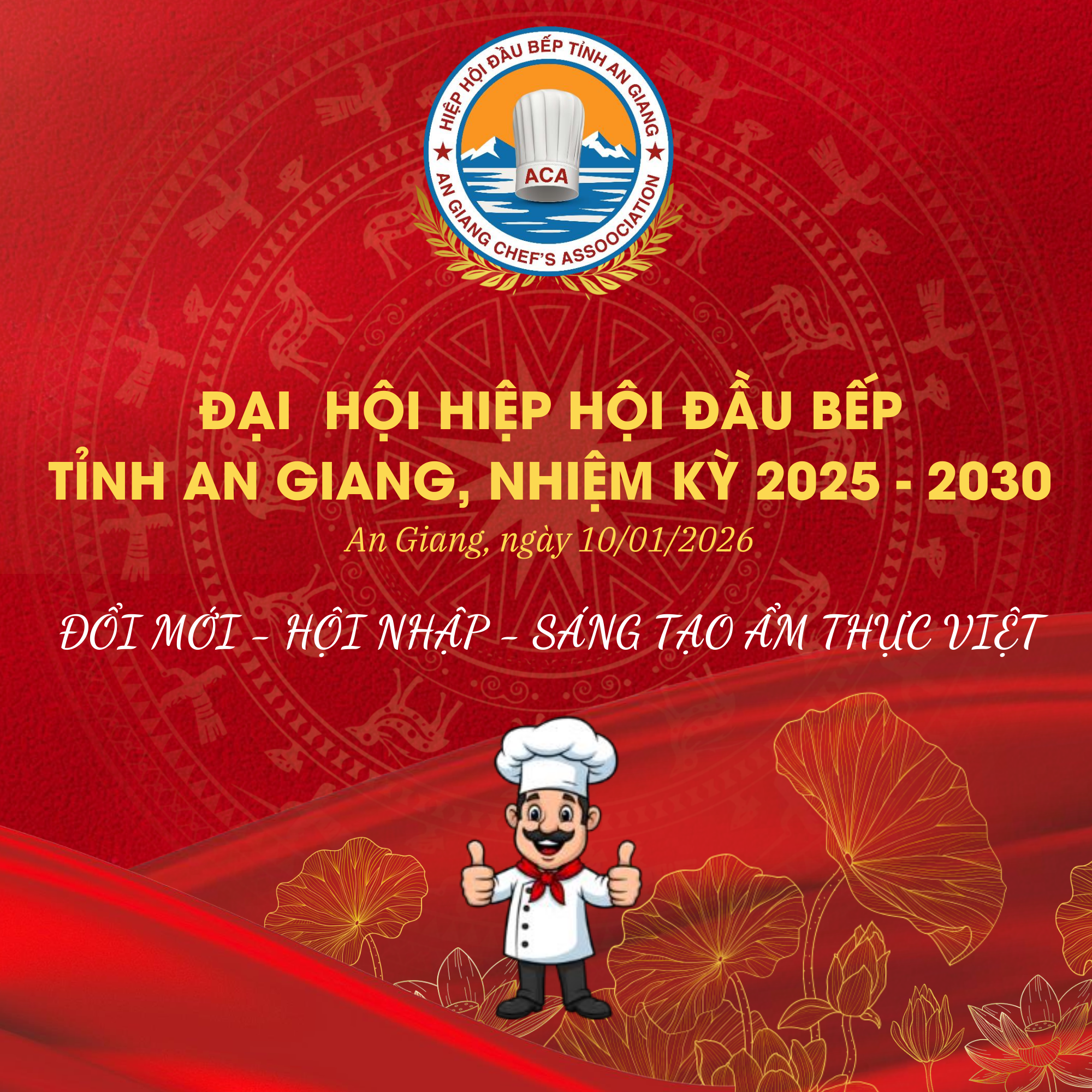 Sẵn Sàng Cho Nhiệm Kỳ Mới: Đại Hội Hiệp Hội Đầu Bếp An Giang 2025–2030