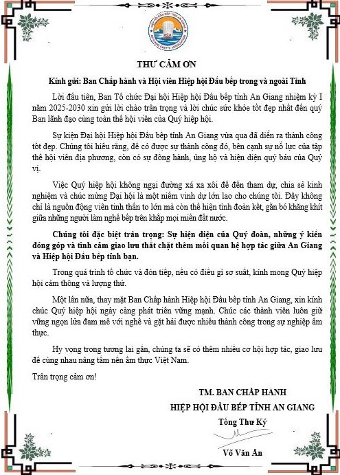 Ghi nhận sự chung tay góp sức của cộng đồng đầu bếp