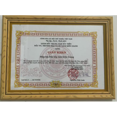 Bằng khen, giấy chứng nhận