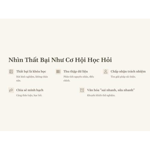 1. Nhìn thất bại như cơ hội học hỏi