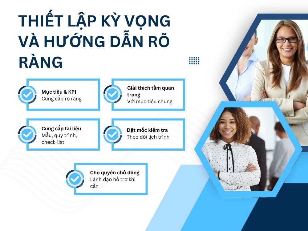3. Thiết lập kỳ vọng và hướng dẫn rõ ràng