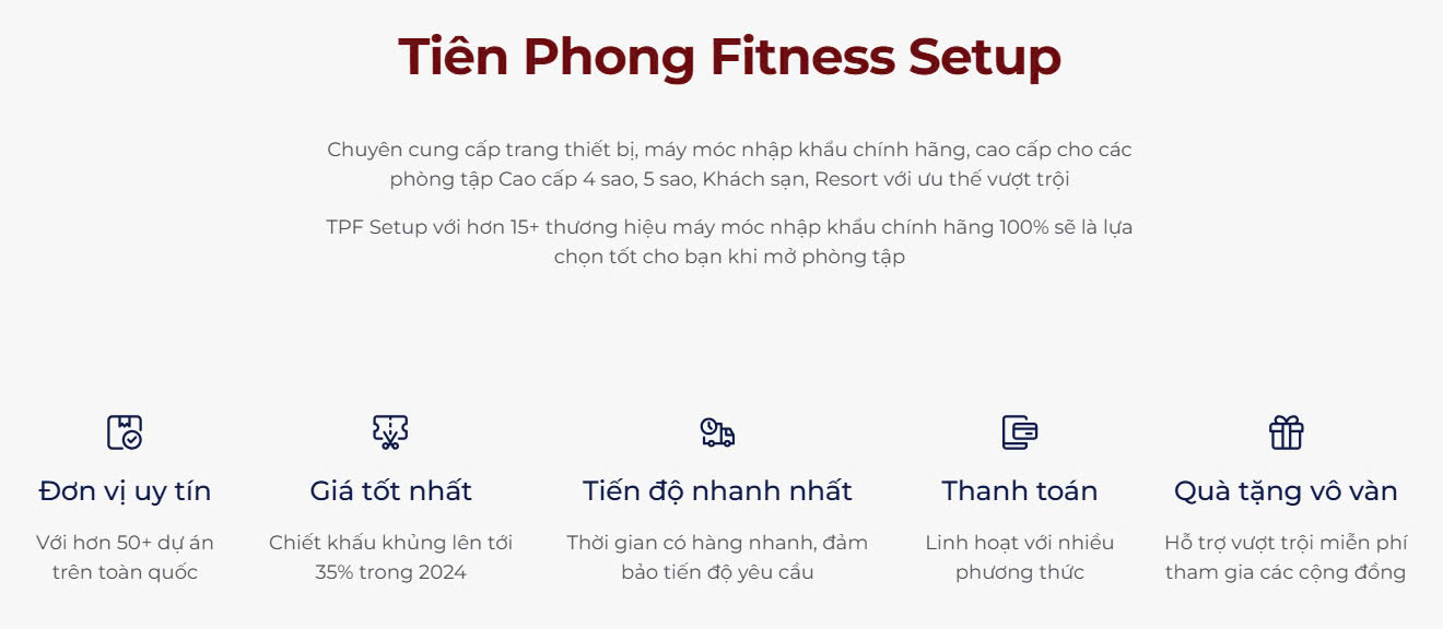 Tiên Phong Fitness Setup