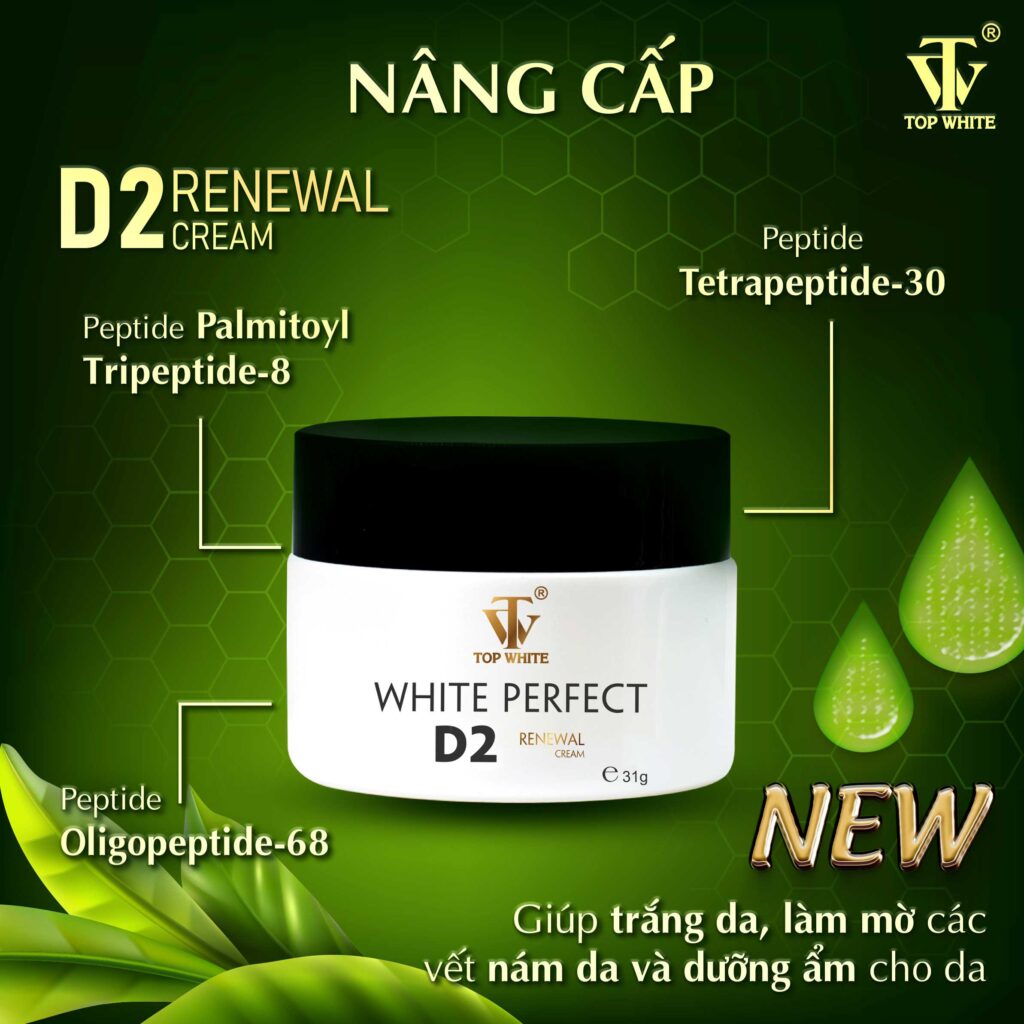 2. Kem dưỡng trắng da ngày và đêm White Perfect D2