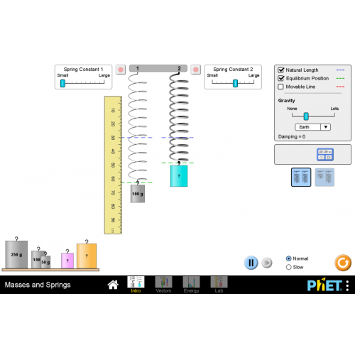 (Mô phỏng) Vật lý: Masses and Springs (Khối lượng và lò xo)