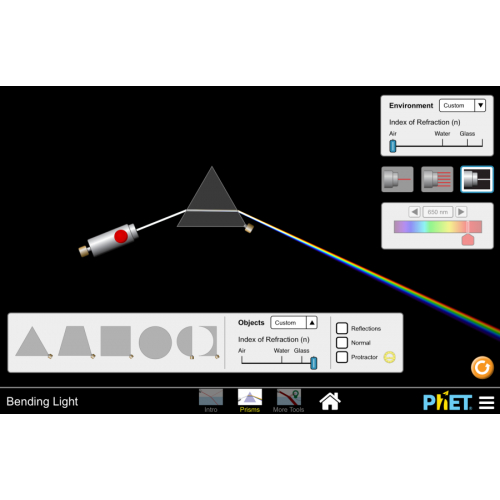 (Mô phỏng) Vật lý: Bending Light (ánh sáng uốn)