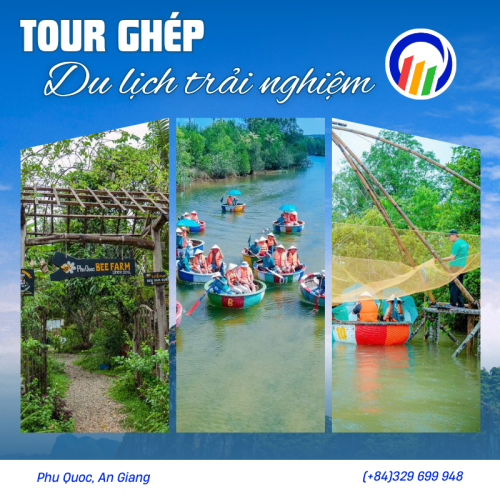 (TOUR GHÉP) Chèo Thuyền Thúng Sông Cửa Cạn & Tham Quan Trang Trại Mật Ong