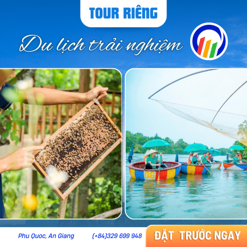 (TOUR RIÊNG) Chèo Thuyền Thúng Sông Cửa Cạn & Tham Quan Trang Trại Mật Ong – Thực Đơn Thường
