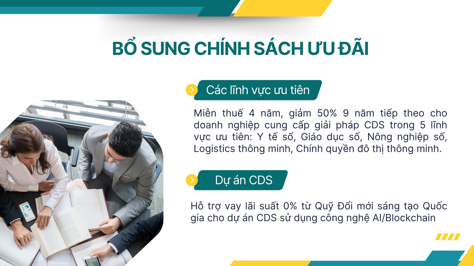 3. Bổ sung chính sách ưu đãi