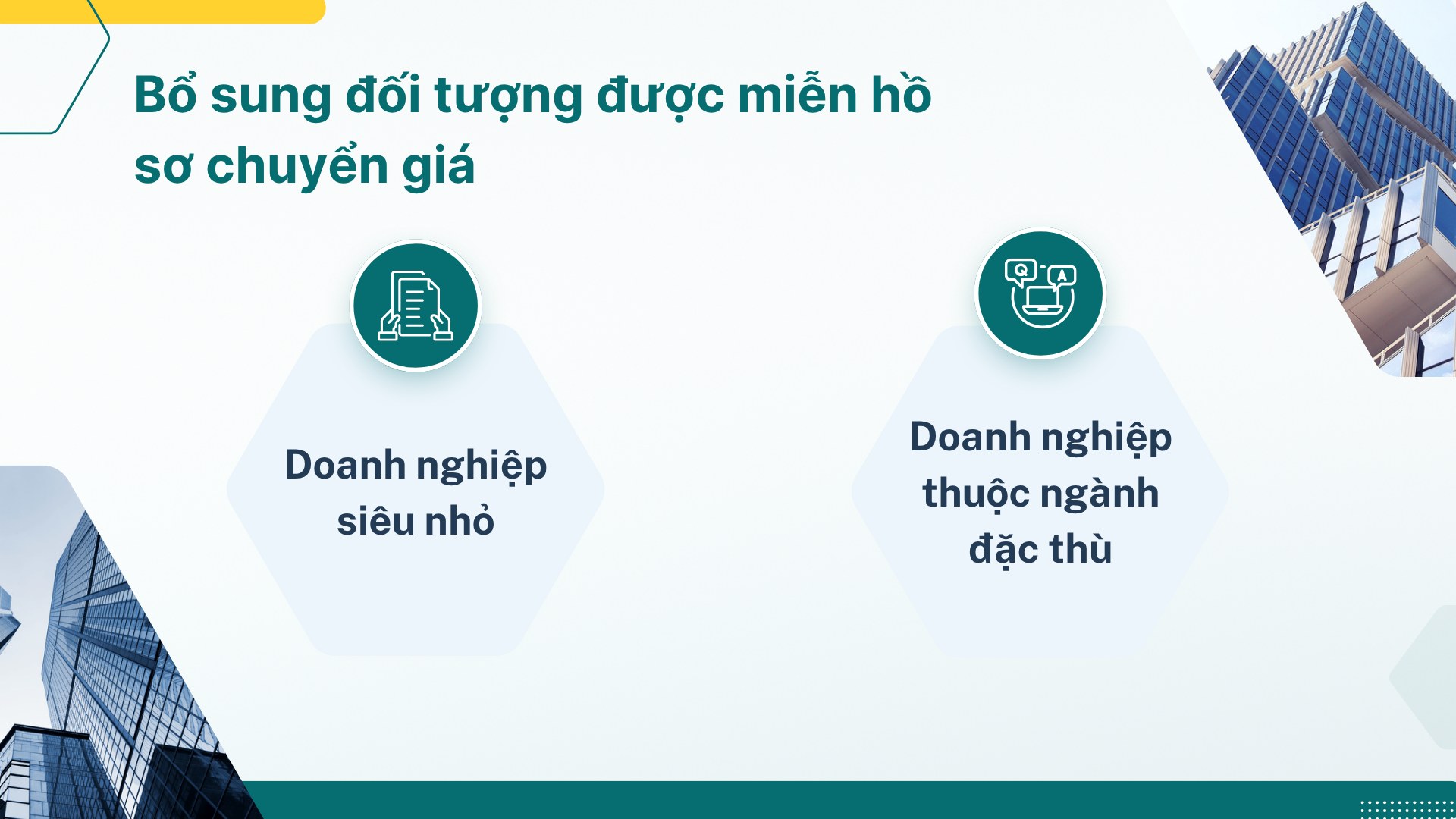 5. Bổ sung đối tượng được miễn hồ sơ chuyển giá