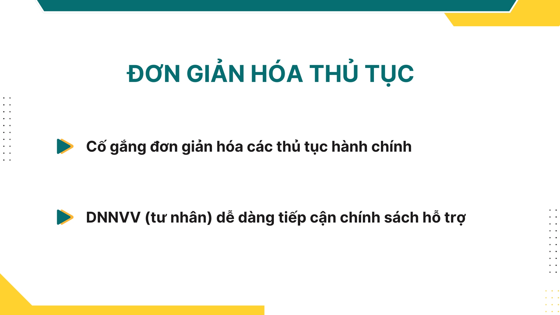 5. Đơn giản hóa thủ tục