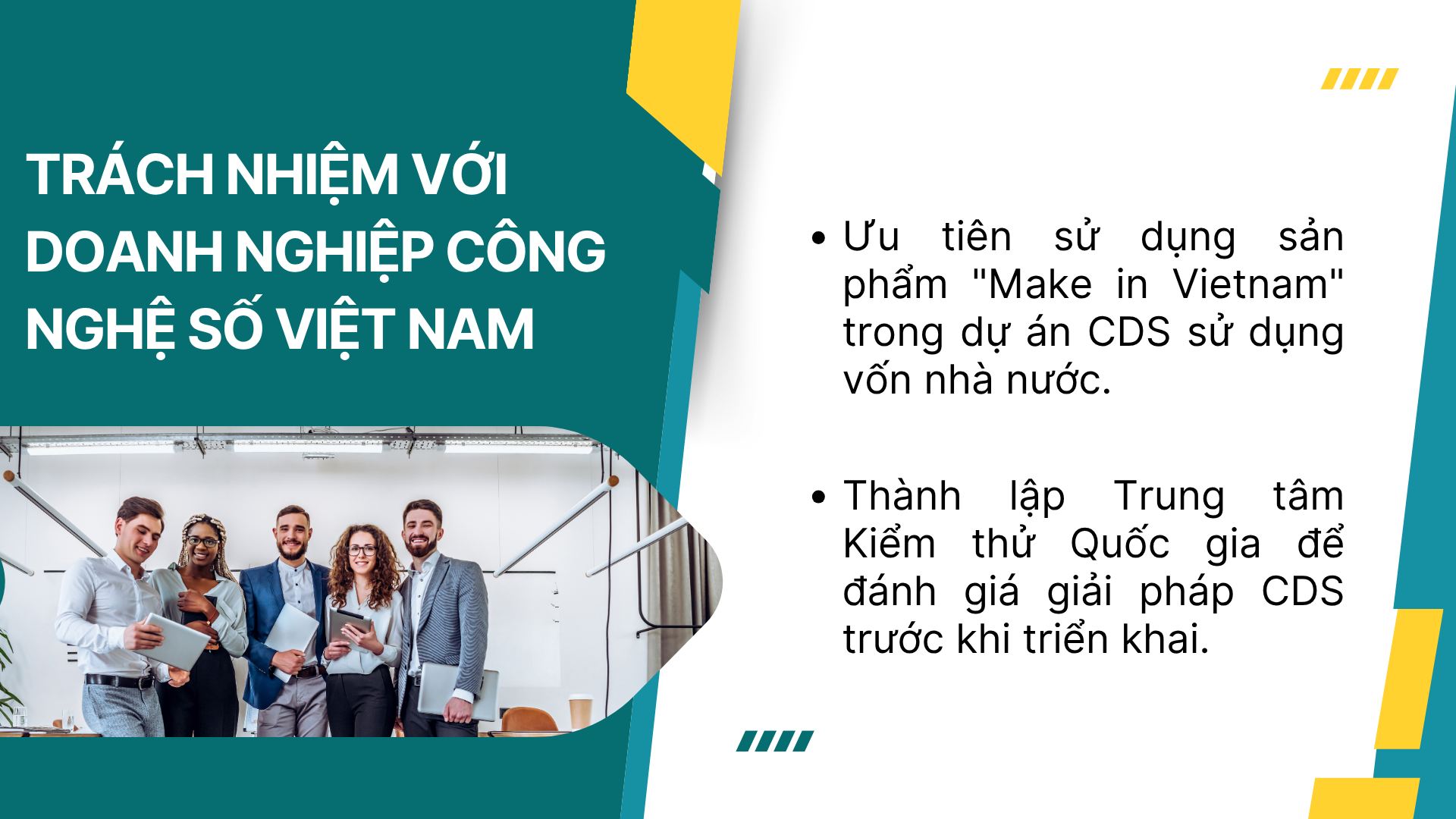 6. Trách nhiệm với Doanh nghiệp công nghệ số Việt Nam