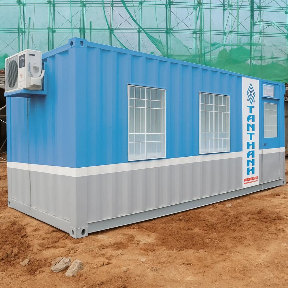 Container văn phòng 20 feet có toilet: Lựa chọn bền vững cho môi trường làm việc hiện đại
