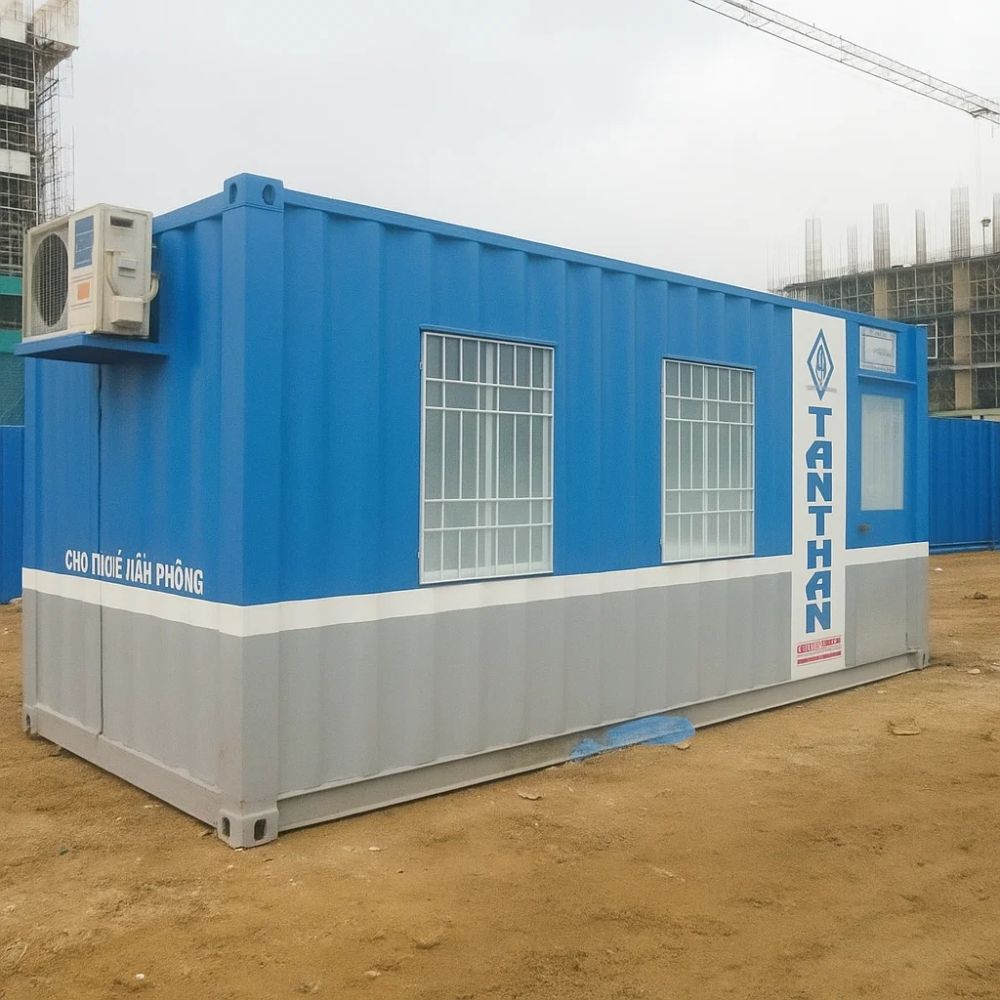 Container Văn Phòng 20 Feet Có Toilet - Giải Pháp Tối Ưu Cho Công Trình Và Dự Án