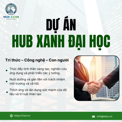 Dự Án Hub Xanh Đại Học - Kiến Tạo Tương Lai Bền Vững Từ Tri Thức Xanh
