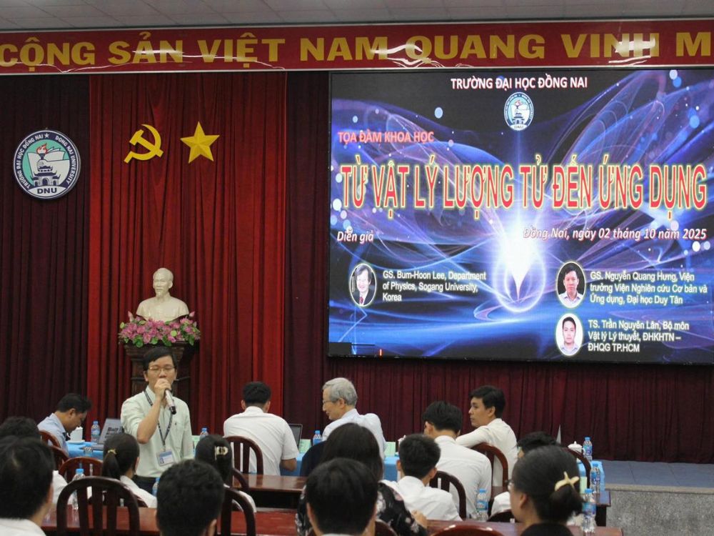 Chuyên đề “Từ vật lý lượng tử hệ nhiều hạt đến ứng dụng kỹ thuật hạt nhân”