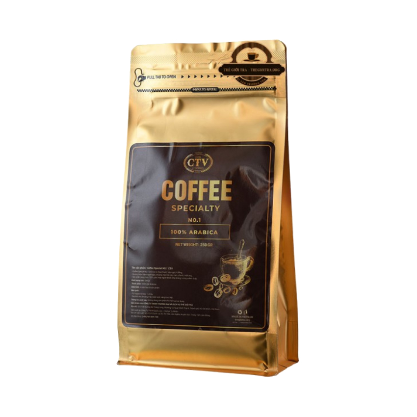 33973d2fH48450A Cà Phê Specialty Arabica Rang Xay No.1 CTV Túi Zip 250g