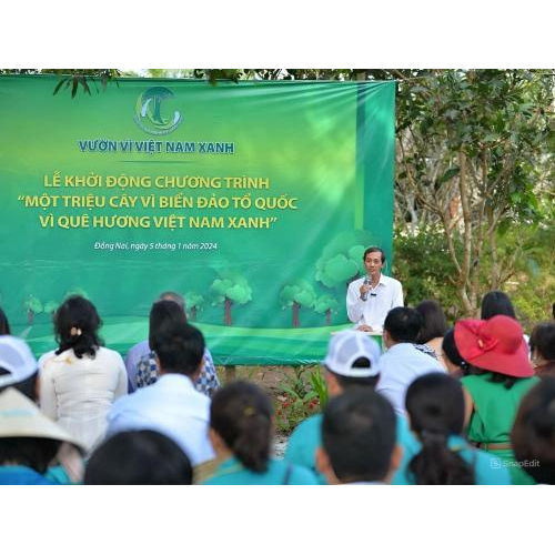 HANE Phát Động Chương Trình "Một Triệu Cây Xanh Cho Biển Đảo Tổ Quốc"